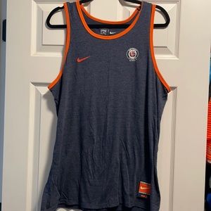 Dark Blue Detroit Tigers tank top